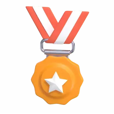 Medal 3D Graphic