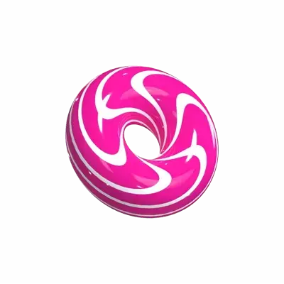 Donut Candy 3D Graphic