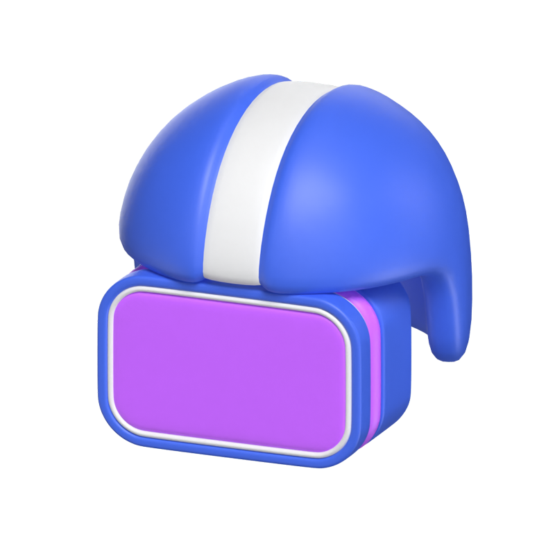 VR Helmet 3D Icon Model 3D Graphic