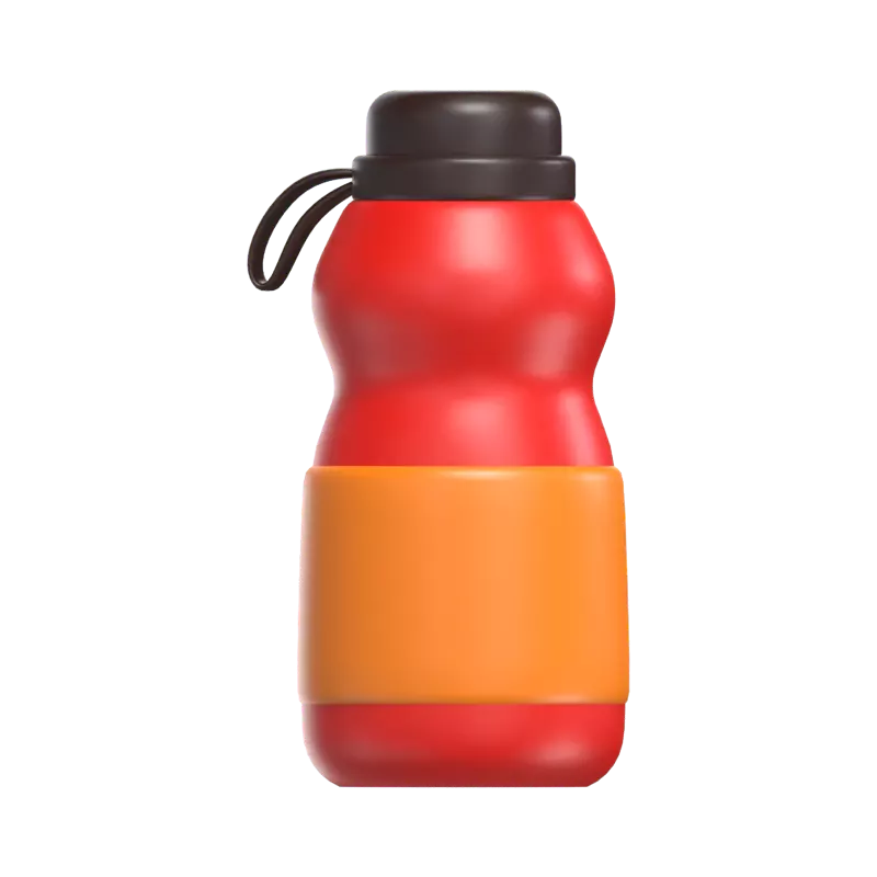 Water Bottle 3D Graphic