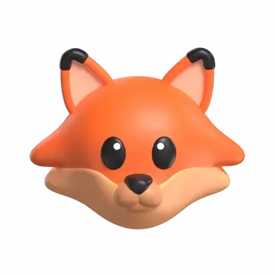 Red Fox 3D Graphic