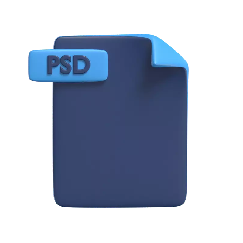 PSD File Format Design Software 3D Model 3D Graphic