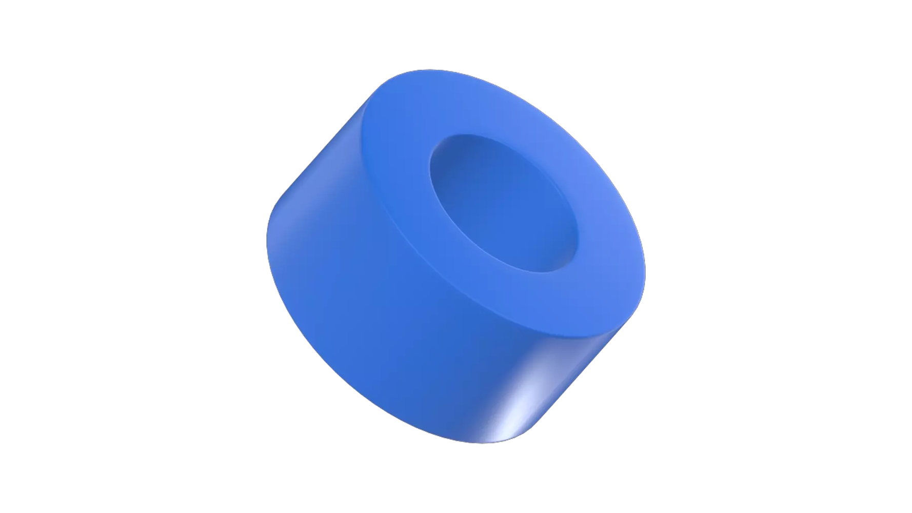 Hollow Cylinder 3D Graphic