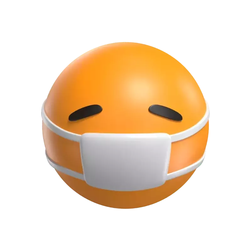 Face With Medical Mask 3D Model 3D Graphic