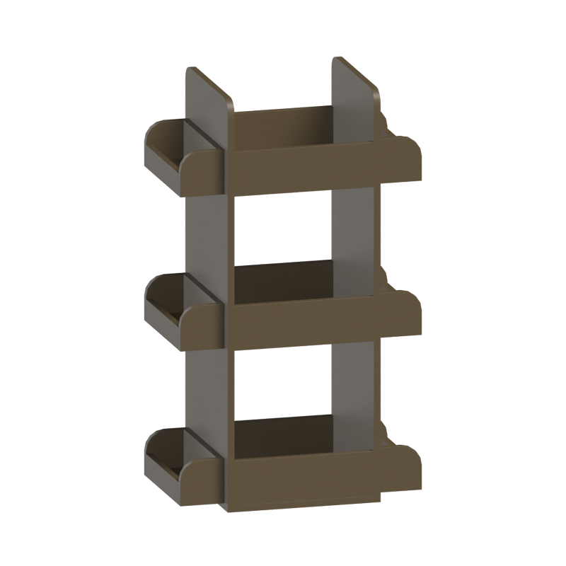 Simple Bookshelf 3D Model For Store Books And Magazines 3D Graphic