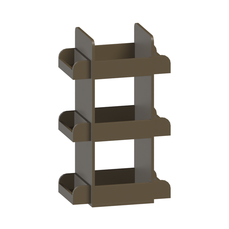 Simple Bookshelf 3D Model For Store Books And Magazines