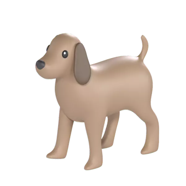 Dog 3D Graphic