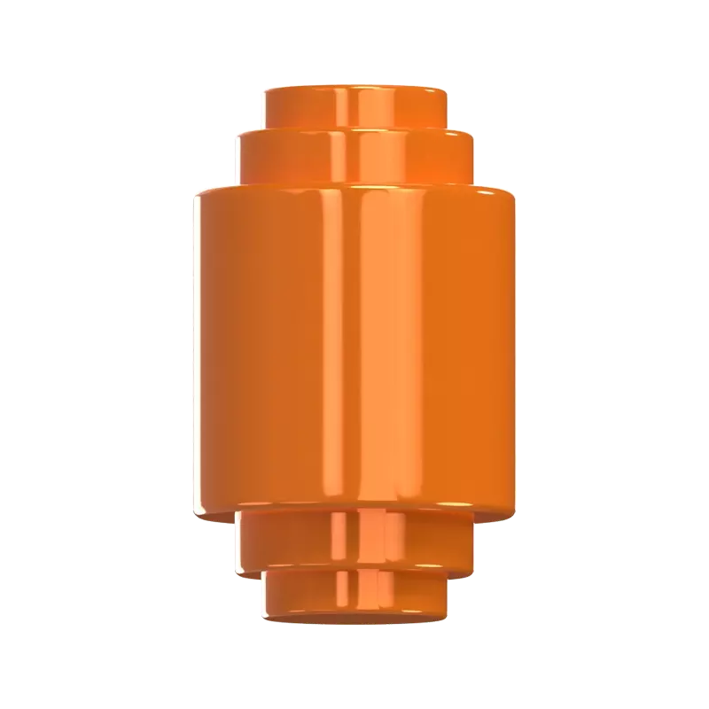 Stacked Cylinder Plug  3D Graphic