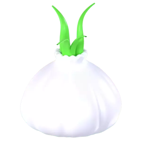 Garlic 3D Graphic