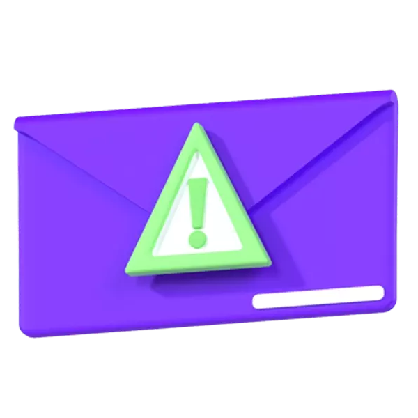 Email Warning 3d model--1f722ebc-7dd5-4cca-baaa-bad8c4f72e4b
