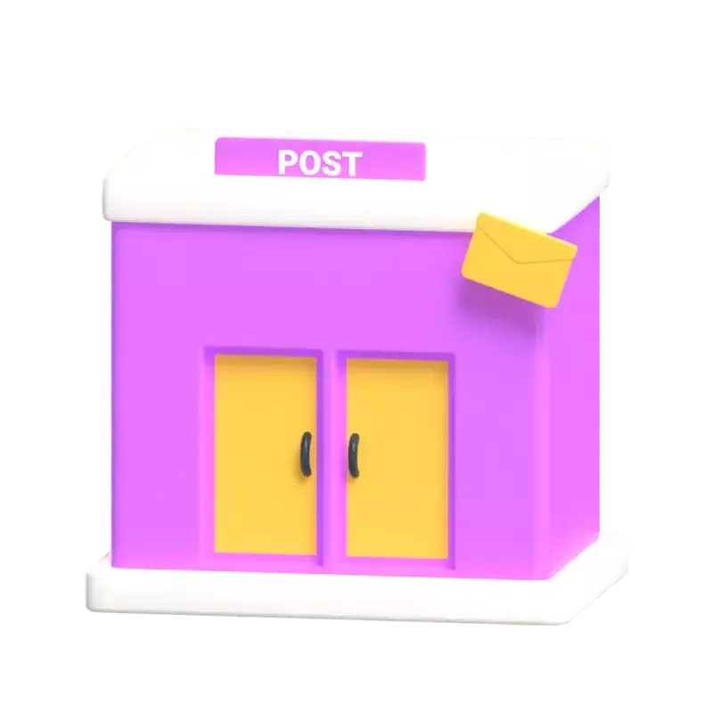 Post Office  3D Graphic