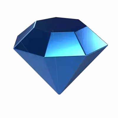 Classic 3D Diamond 3D Graphic