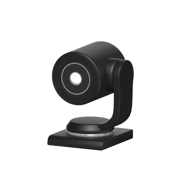 3D Webcam With Axis Follow Can Track Face 3D Graphic