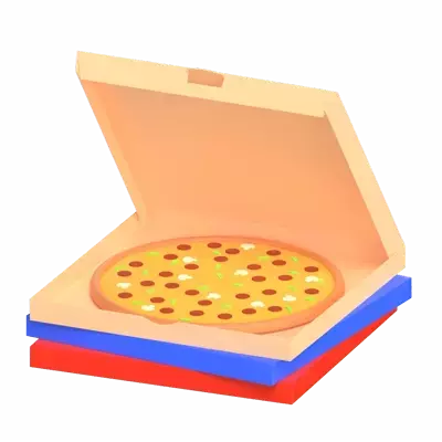 Pizza Delivery 3D Graphic