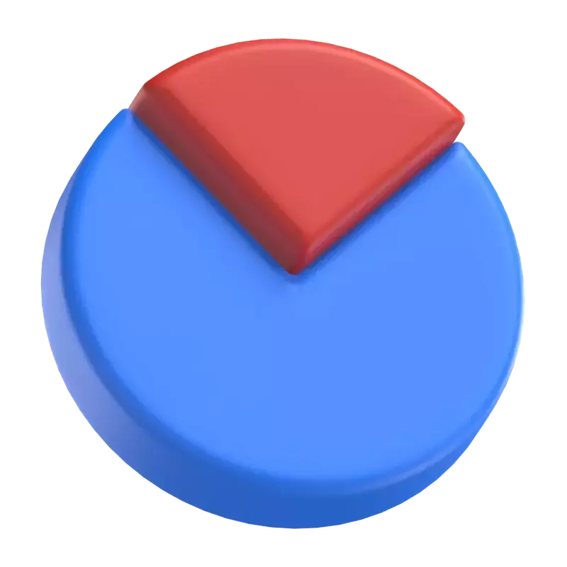 Diagrama circular 3D Graphic