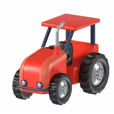 Tractor 3D Graphic