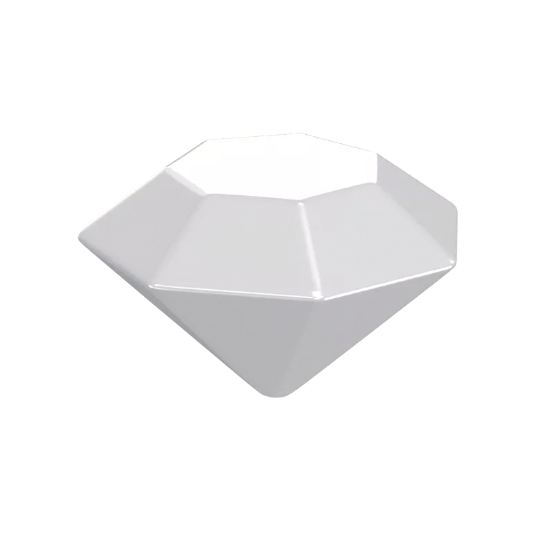 Diamant 3D-Symbol Modell