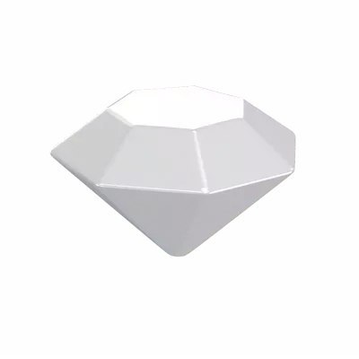 Diamant 3D-Symbol Modell 3D Graphic