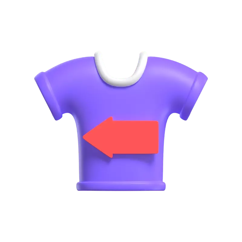 3D Jugador Fuera Icono Ilustrado Con Jersey Y Flecha Fuera