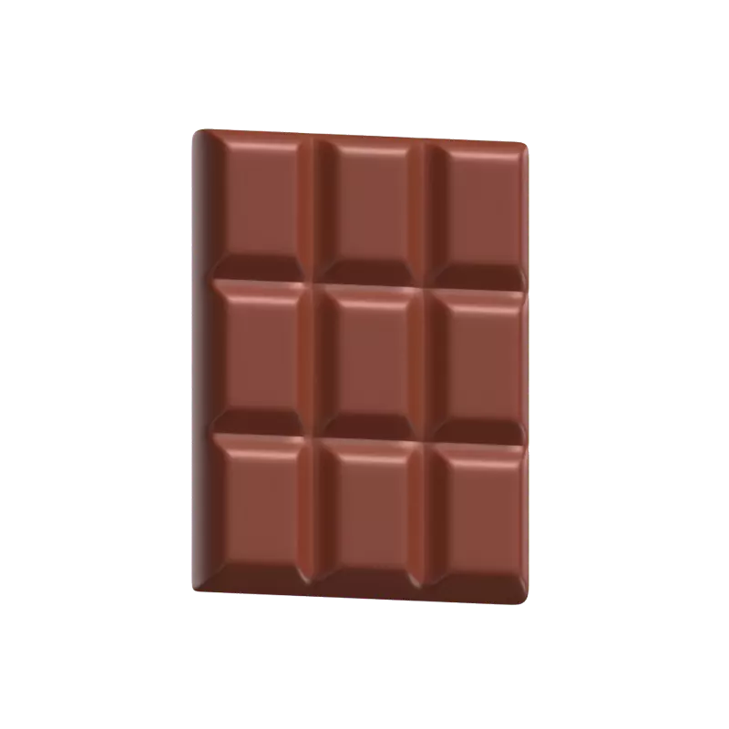 チョコレートバー 3Dデザートモデル 3D Graphic