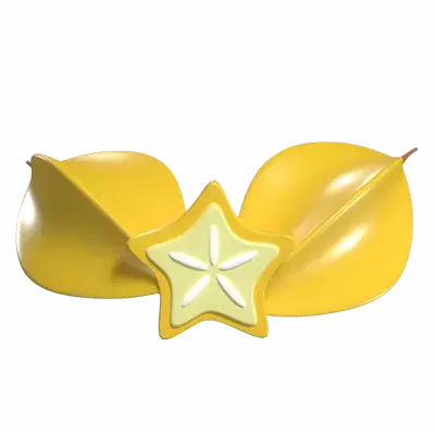 Star Fruit 3D Graphic