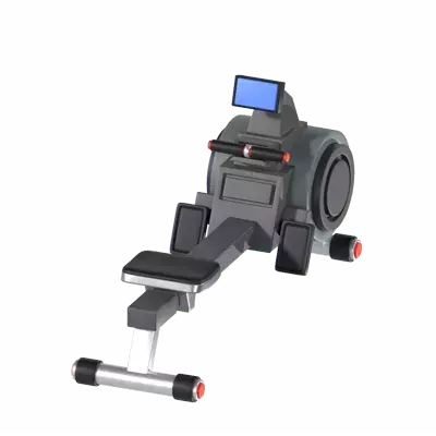 Rowing Machine 3D Graphic