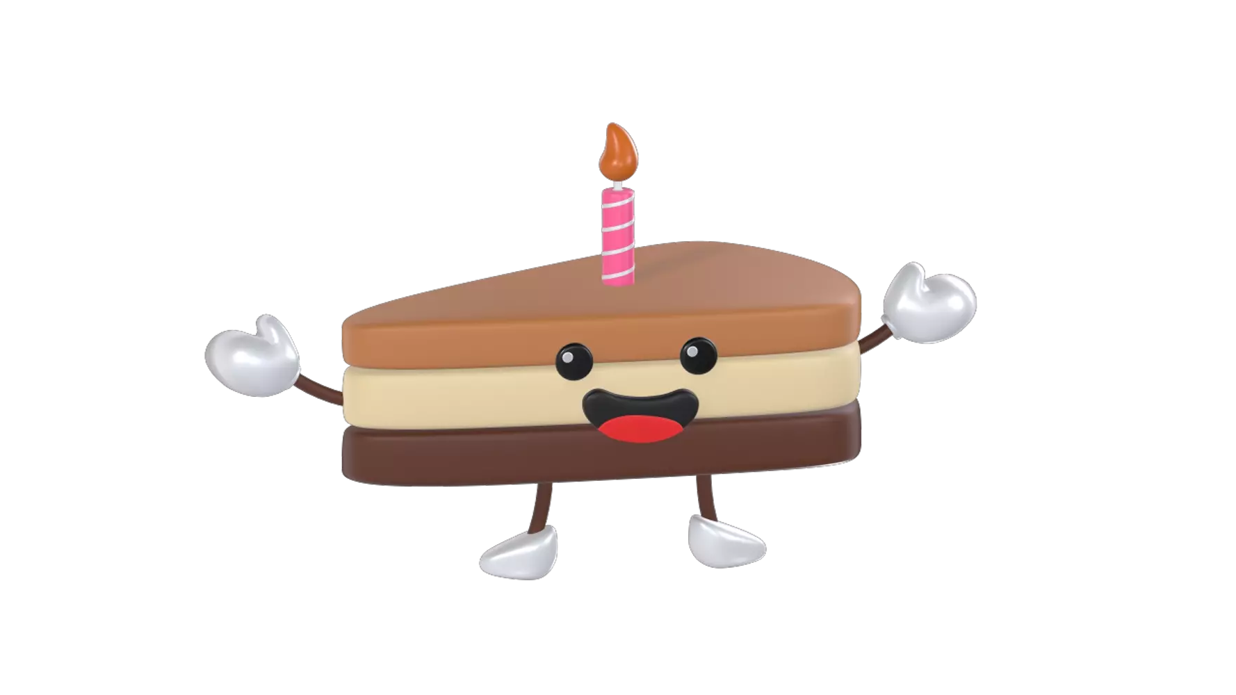 Cute Slice Of Cake 3d model--af4bd0fd-fd95-4d2a-8e6f-b01589c82be0