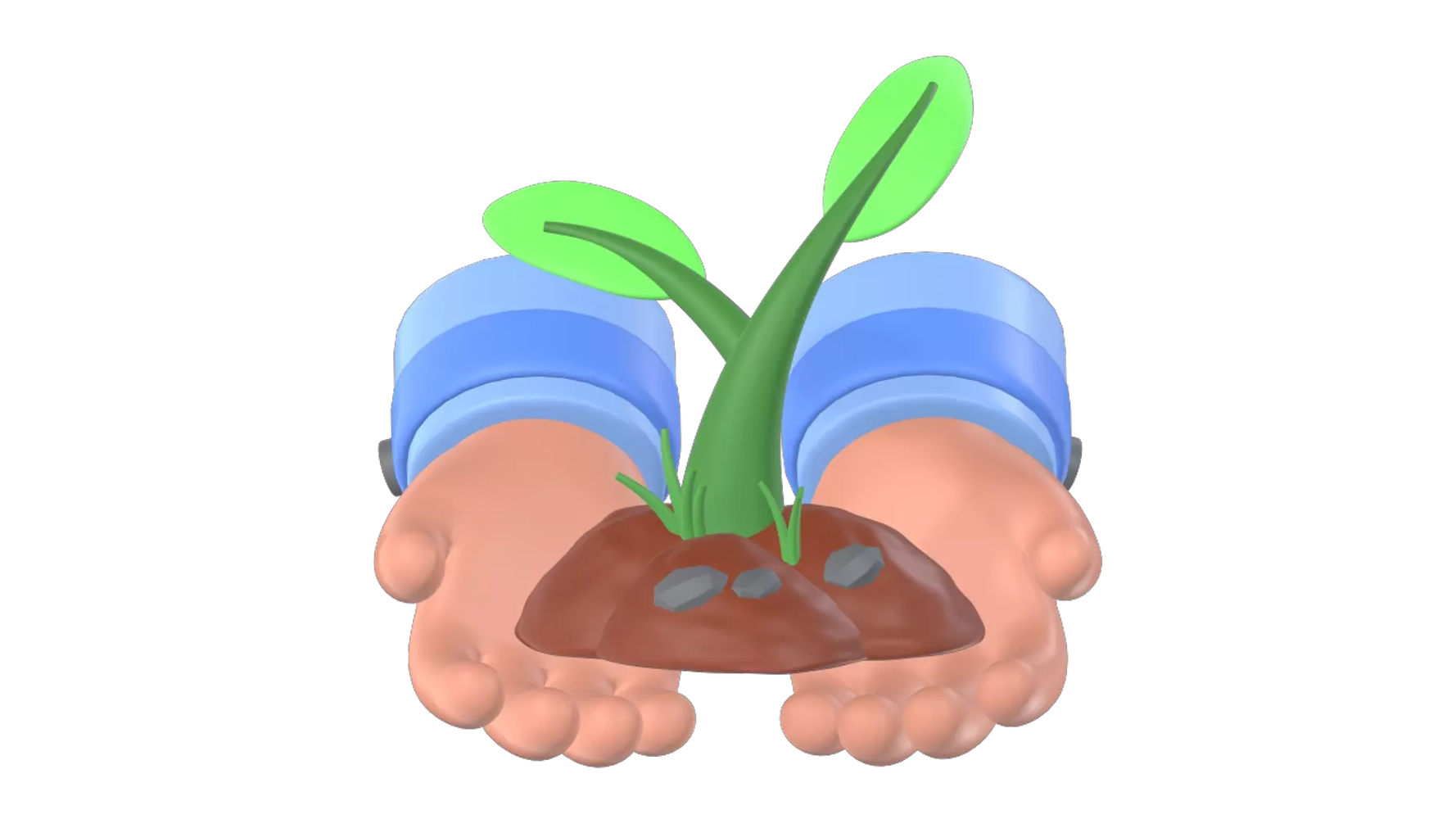Plant Care 3D Graphic