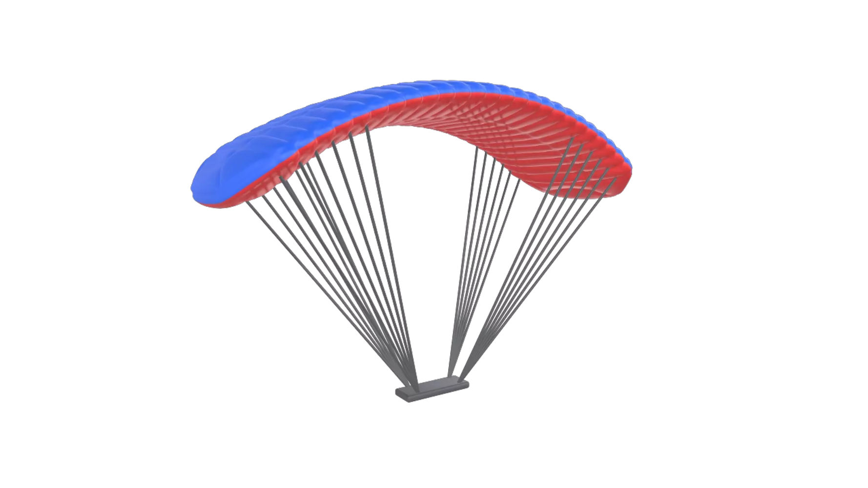 Paragliding  3D Graphic