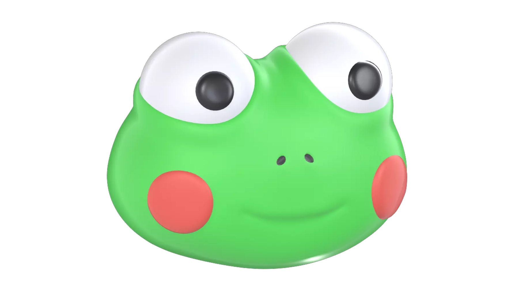 Toad Head 3D Graphic