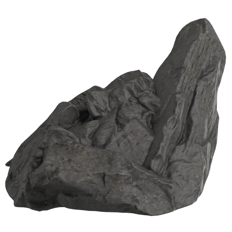 3D Realistic Rock Formation For Cliff Environment 3D Graphic