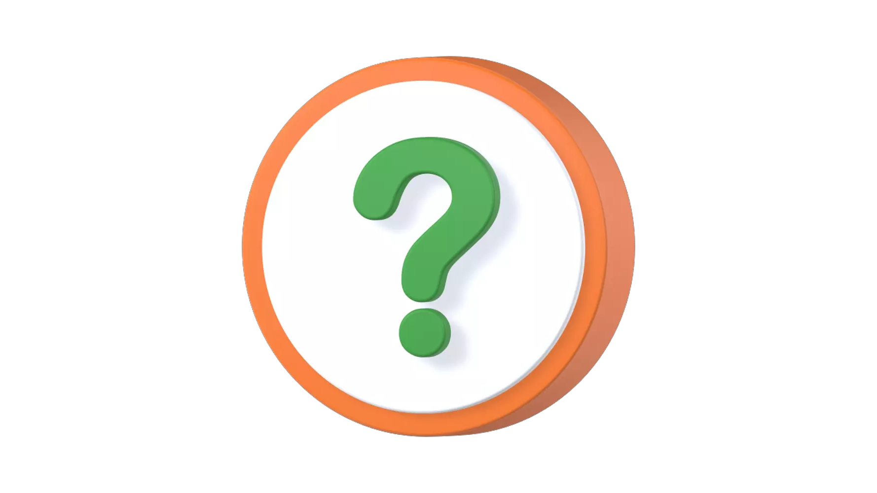 Question Icon 3D Graphic