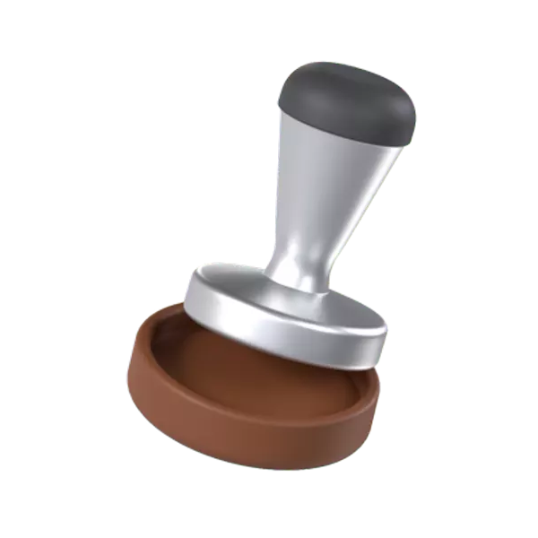 Coffee Tamper 3D Graphic