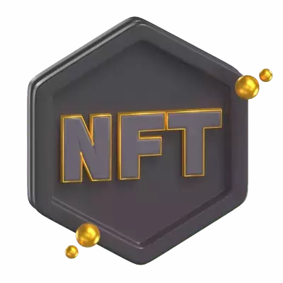 NFT Emblem 3D Graphic