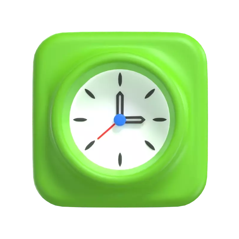 Clock 3D Graphic