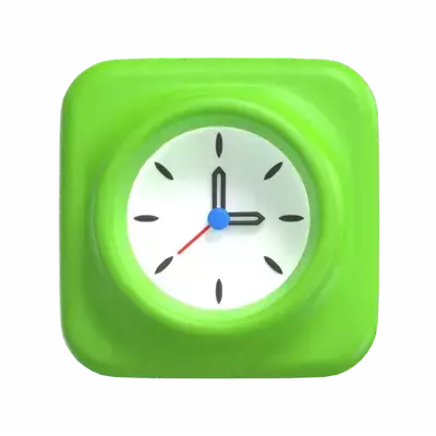 Clock 3D Graphic