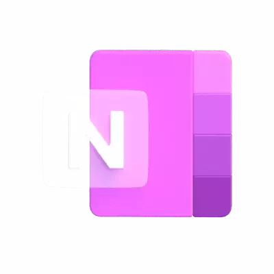 OneNote 3D Graphic