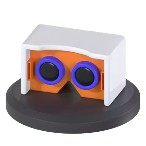 VR-Brille 3D Graphic