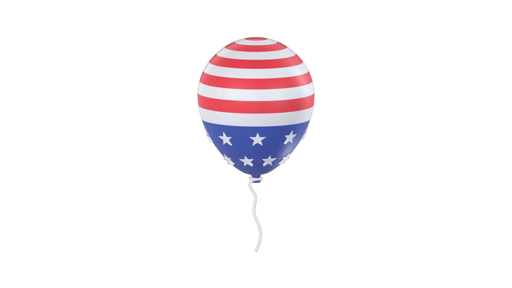 US Balloon 3D Graphic