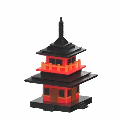 Japanese Pagoda 3d model--005887cf-1c92-4c6a-8fe0-4586e8027a78
