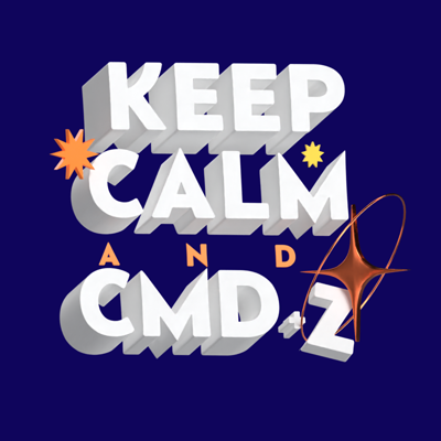 Keep Calm and Cmdz 3D Template