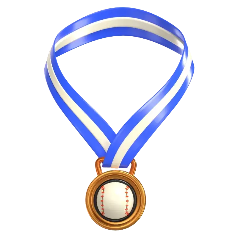 Baseball Medal 3D Graphic