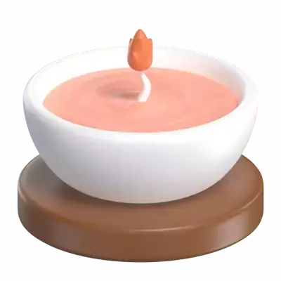 Aromatherapy Candle  3D Graphic