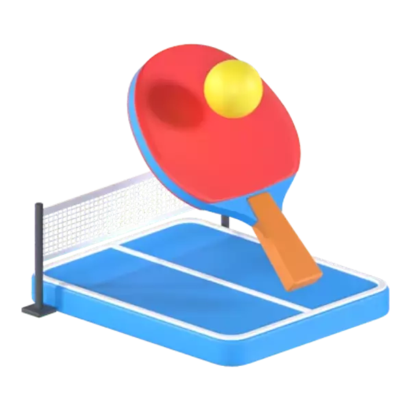 Table Tennis 3D Graphic