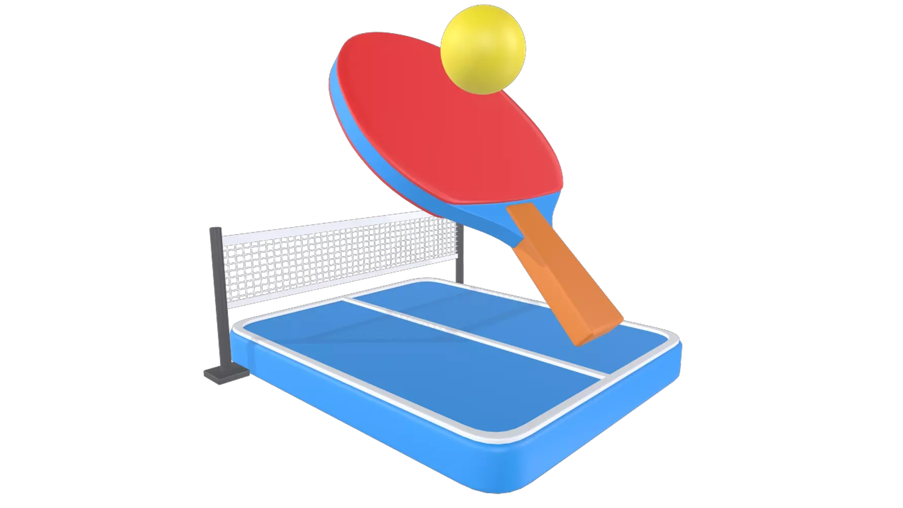 Table Tennis 3D Graphic