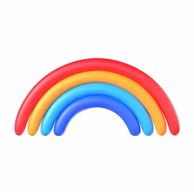 Rainbow 3D Graphic