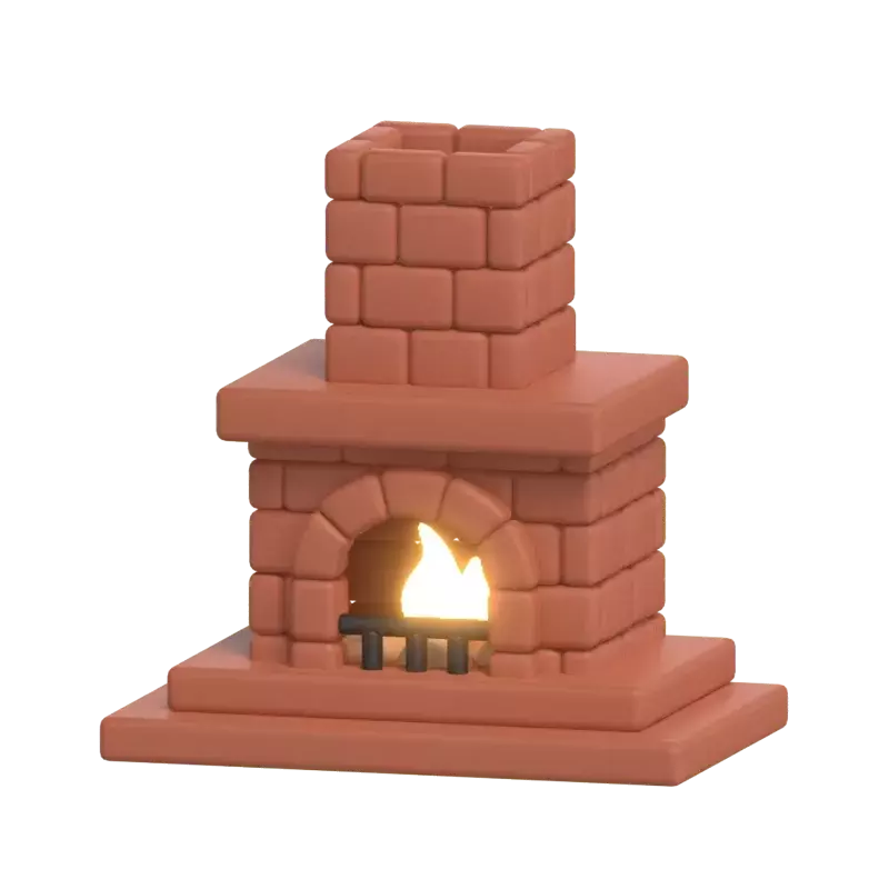 Fireplace 3d model--a0158664-115e-438f-9e4e-cbca2cb8c44a