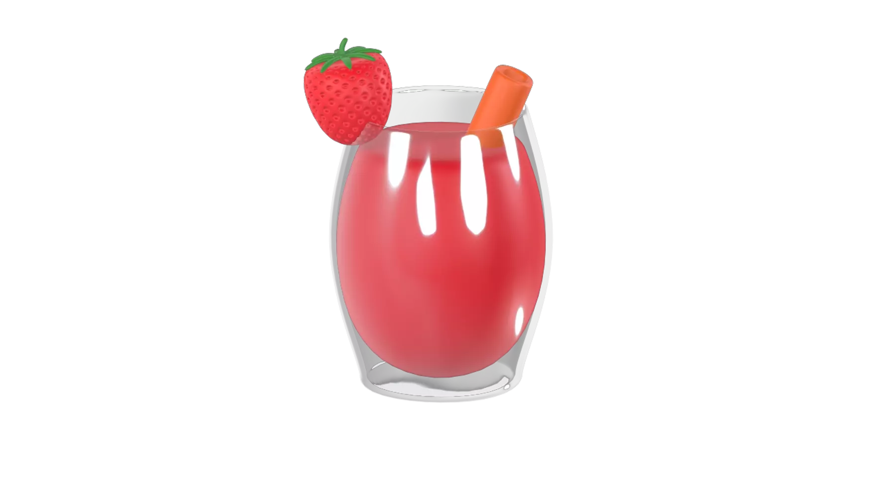 Strawberry Drink 3d model--d250c54e-5a19-404b-9e18-0134a0f4777e