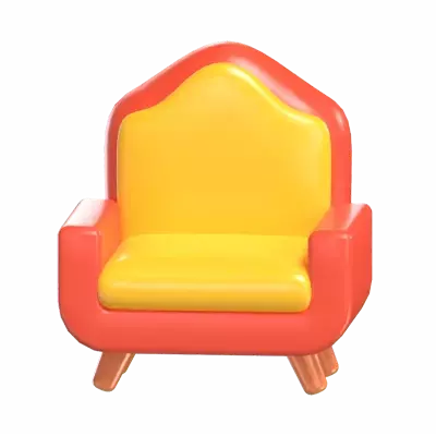 Armchair 3D Graphic