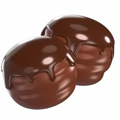 Chocolate Balls 3D Graphic